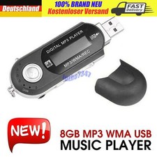 8 GB MP3 USB Music Player mit LCD Bildschirm FM Radio Voice Recorder Schwarz DE