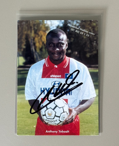 Autogrammkarte anthony yeboah - anthony,