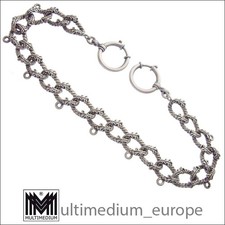 Vintage Eichenlaub Silber