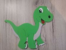Moosgummi Dino Figur (2), Baby und Kinderzimmerdekoration. Handmachen. Neu. 