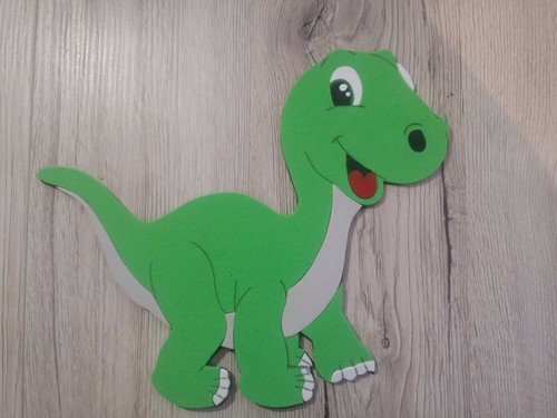 Moosgummi dino figur baby - moosgummi, (2),