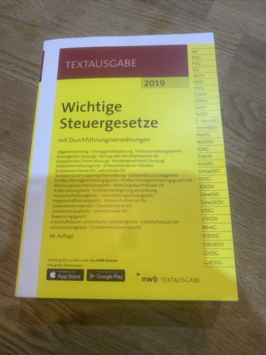 Wichtige steuergesetze mit - steuergesetze:,