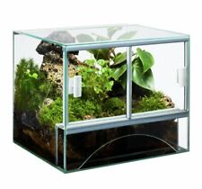 Glas Terrarium 40x30x30cm Glasterrarium 36 Liter rechteck Becken Schiebetür