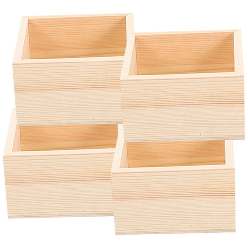 Pcs holzkiste aufbewahrung - ,