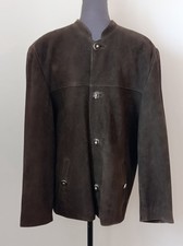 BLT Trachtenjacke. Jacke. Janker Gr. 48 Braun Echtleder (Wildleder)