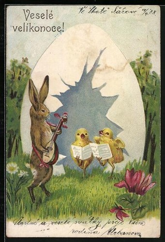 Lithographie osterhase - lithographie,