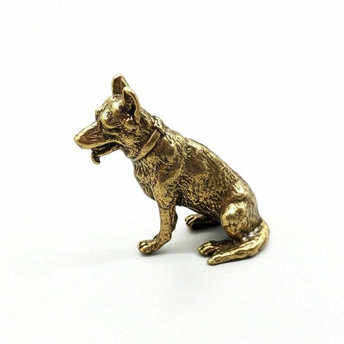 Hundefigur mini messingfigur - mini,