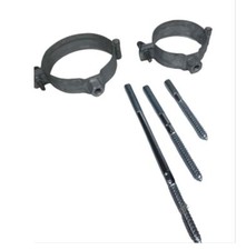 Regenrohrschelle Fallrohrschelle verzinkt  Rohrschelle Fallrohr Schellen Gewinde