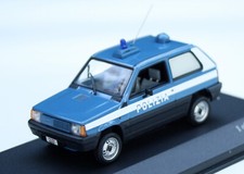 Fiat Panda Bj. 1980-1986 italienische Polizei "POLIZIA", Minichamps im M. 1:43