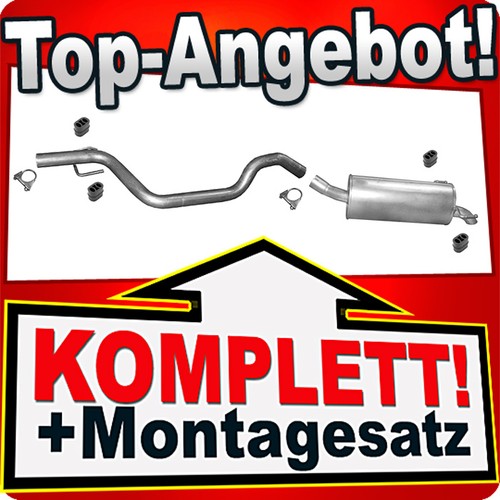 Auspuff für opel zafira 9 - auspuff,