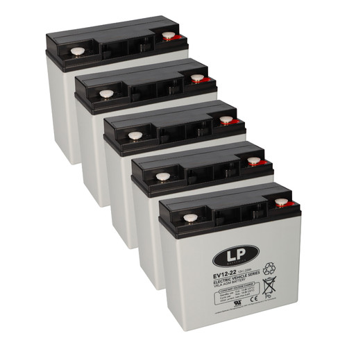 Akkusatz 12v 22ah - akkusatz, 5x