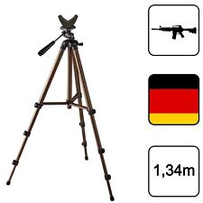 134cm Stativ mit Auflage für Gewehr Objektiv Paintball Zubehör Schießstock Jagd