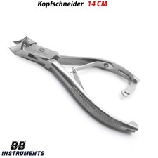 Profi Nagelzange Kopfschneider Fußnagelzange Edelstahl Fußnägel Fußpflege 14 cm