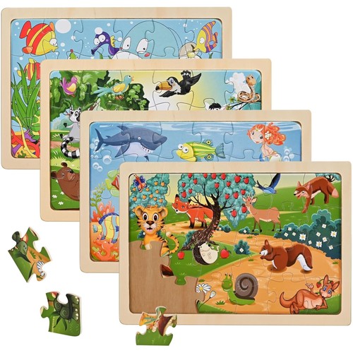 Kinder holzpuzzle tiere - kinder,