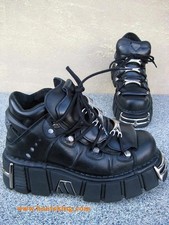 New Rock Boots schwarz Gothic