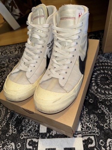 Nike blazer mid off - mid, white