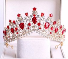 Diadem Rot Tiara Haarreif