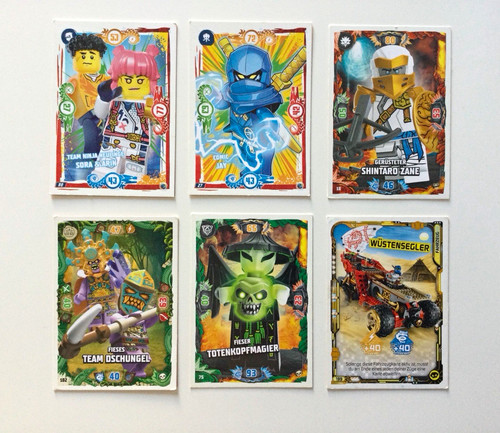 Lego ninjago trading cards - cards, lot