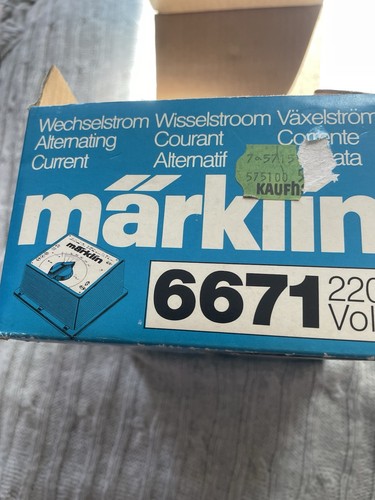 Märklin 6671 transformator - 6671,