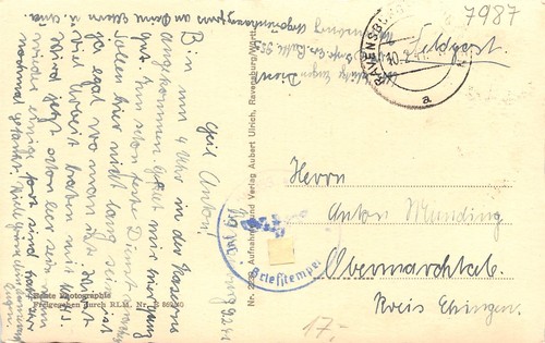772000 feldpostkarte wk - dr,