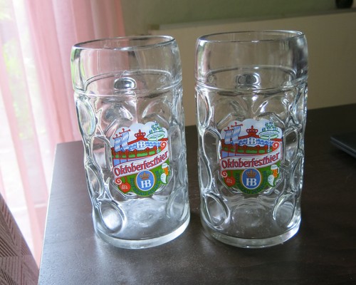 Bierkrug maßkrug aus glas - bierkrug, 1