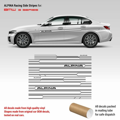 Alpina racing side stripes - racing,