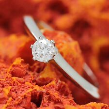 Tiffany & Co. Verlobungsring Platin 950 - Gr.49 - Box & Zertifikat 0,22 ct - VS1