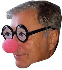 Scherzartikel Brille Funny mit Nase Party Comic Spass Lachen Augen Scherzbrille