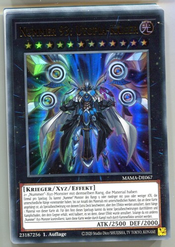Nummer 93 utopia - yu-gi-oh,