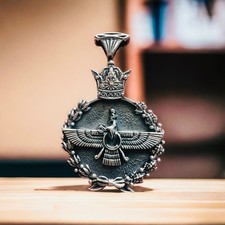 Made in Turkey 925 Sterling Silber Farvahar Ahura Mazda Zoroastrian Achaemenid