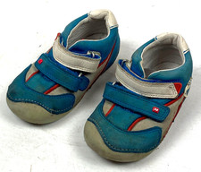 Elefanten Schuhe für Kinder Größe 22 blau mit Klettverschlüssen