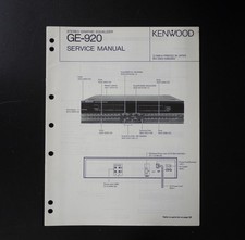 Original KENWOOD GE-920