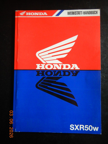 Werkstatthandbuch honda sxr50 - werkstatthandbuch,