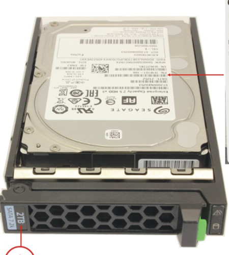 Fujitsu primergy hdd sata - sata, 6g