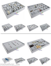 Schmucklade Schaukasten Schmuckkasten Vorlagebrett  Schmuckdisplay grau