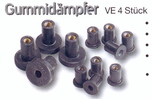 Gummidämpfer - , m3