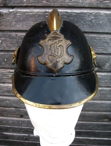 Feuerwehrhelm antik feuerwehr - feuerwehrhelm,