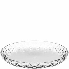 Leonardo Teller CUCINA OPTIC 4er Set Glasteller Speiseteller Desserteller 18 cm