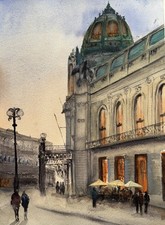 Aquarell Bild Gemälde Malerei