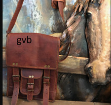 15" Leder Vintage Messenger Schulter Herren Aktentasche Beste Laptop Schulmappe