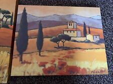 Bild Toskana Kunstdruck Mauro Cellini Dekoration Wohnzimmer Gemälde