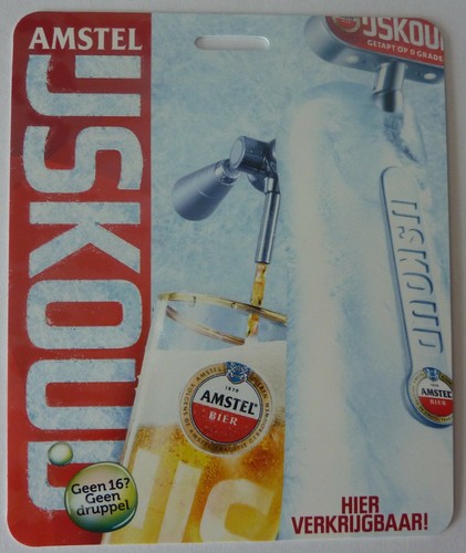 Werbeschild bier amstel - werbeschild,