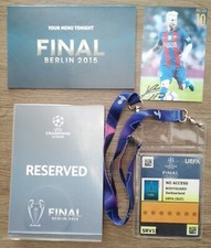 TICKET 1 Bodygard Menü UCL Finale 6.6.2015 Juventus FC vs FC Barcelona # Messi