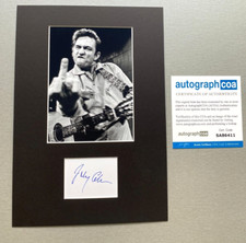 JOHNNY CASH (†2003) In-person signed Passepartout 20x30 Autogramm COA ACOA