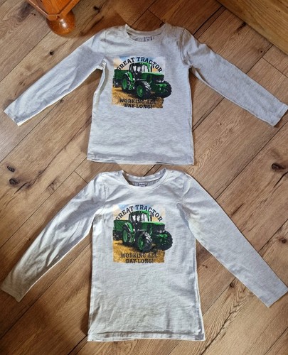 Langarmshirt treckermotiv - 2x,