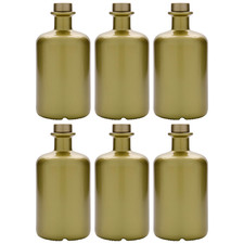 6x 500ml Glasflasche Klarglas