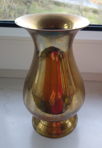 Metallvase höhe 5 cm - höhe,