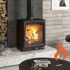 Burnbright Mehrstoffofen - freistehender Holzofen 5 kW