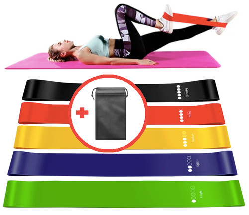 5er set fitnessbänder - 5er,