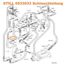STILL 0533033 Schlauchleitung  RX 70 BJ 3Q18